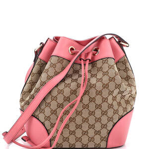 Gucci Classic Bucket Bag Gg Canvas With #239119G10B